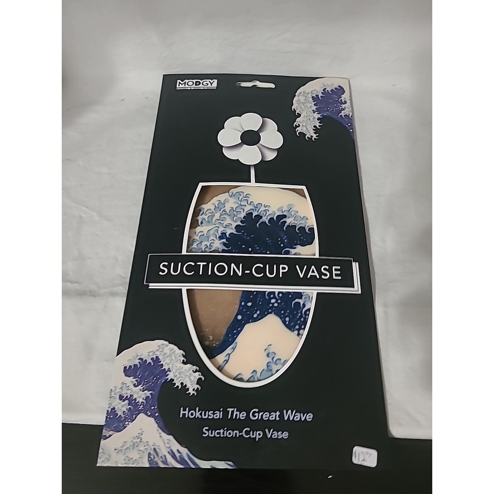 Modgy‎ Hokusai The Great Wave Suction-Cup Vase